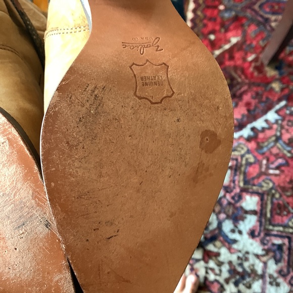 COPY - Vintage Zodiac USA Leather Cowboy Boots Size 8.5 - Picture 11 of 14